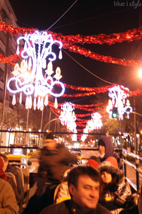 Christmas Lights in Madrid, Spain