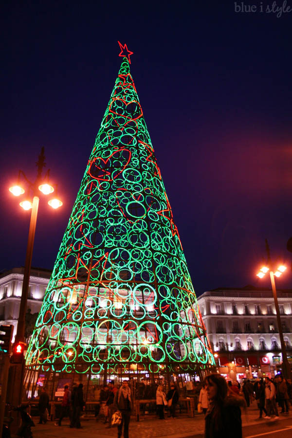 Madrid Puerta del Sol Christmas Tree