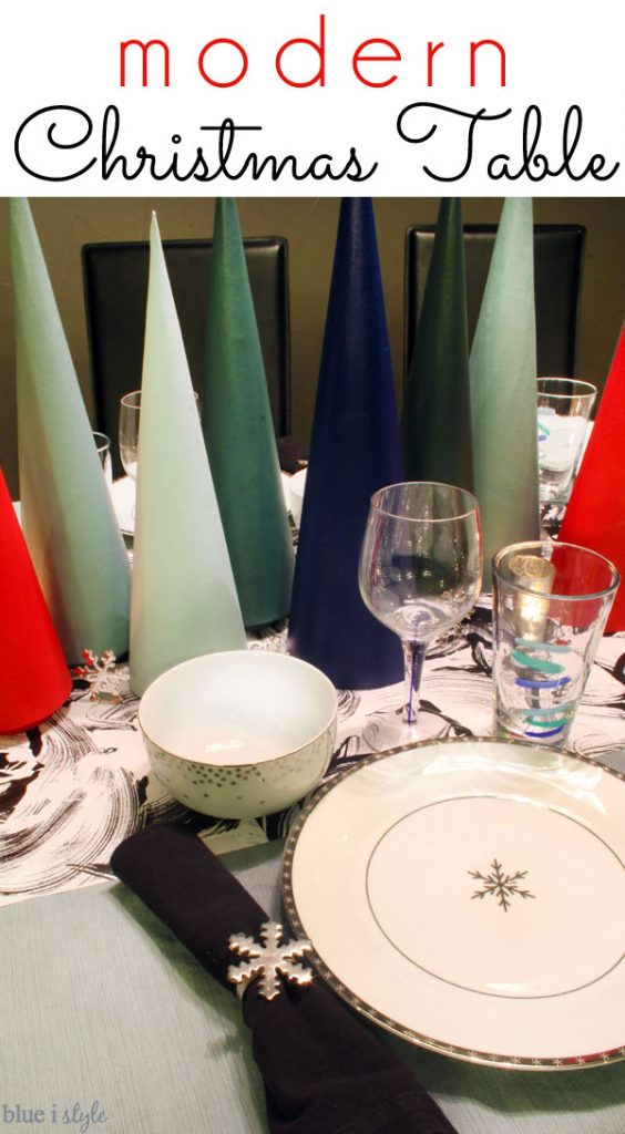 Modern Christmas Table