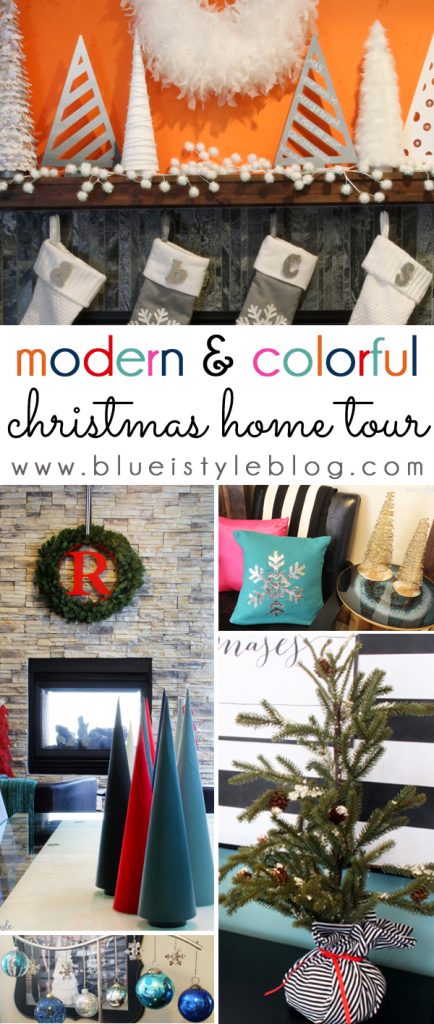Modern Colorful Christmas Home Tour