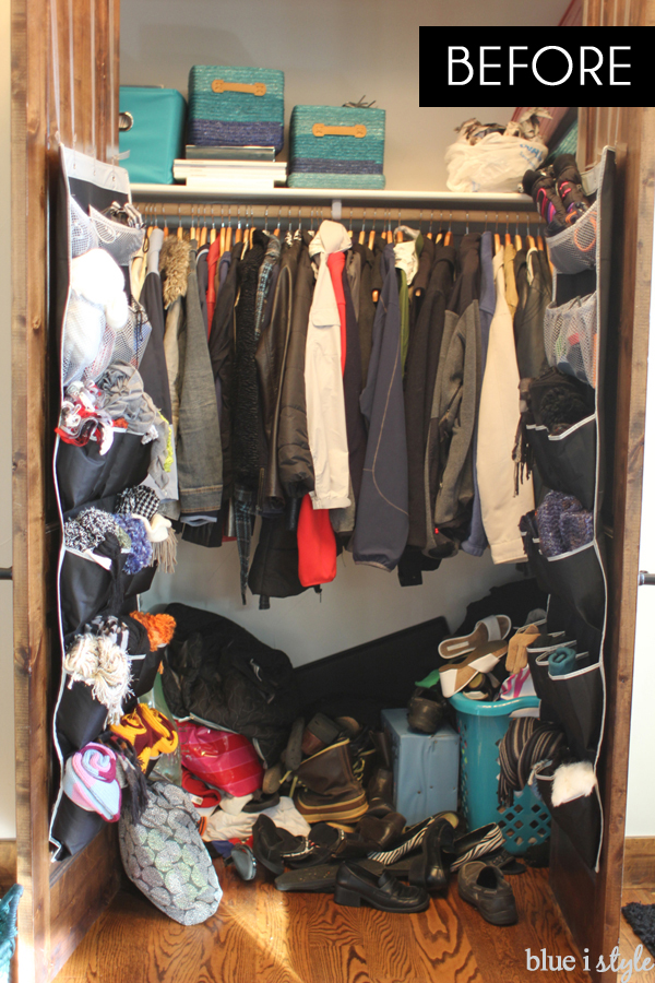 How to Organize a Coat Closet Blue i Style