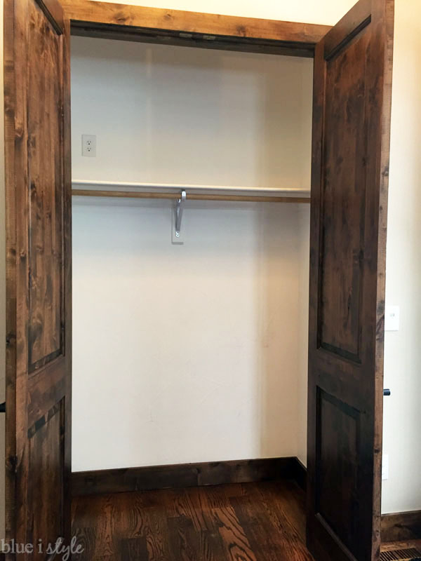 Empty coat closet