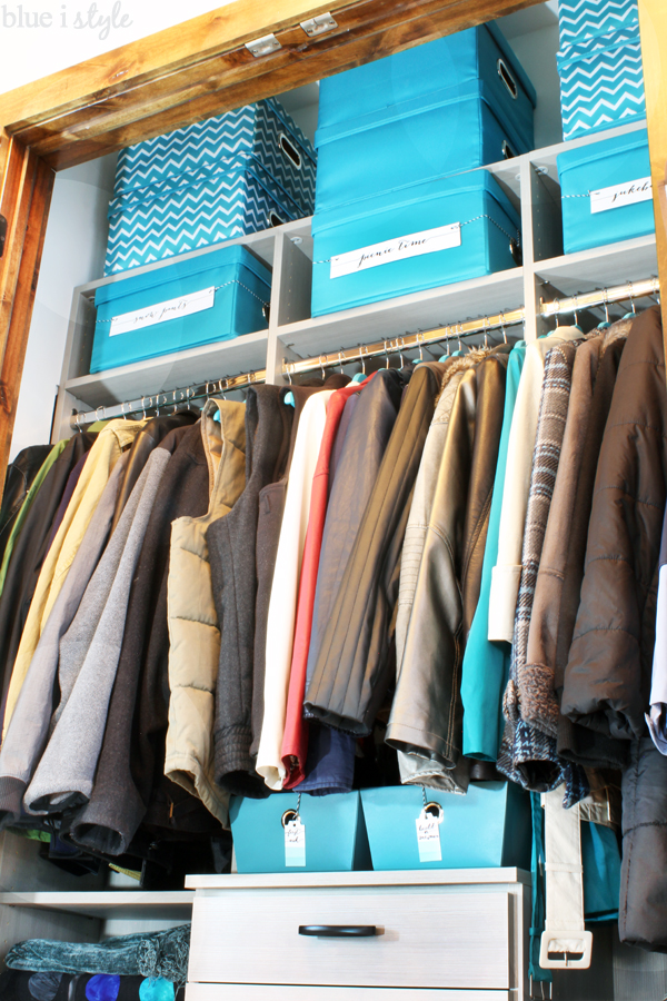 Organized Coat Closet