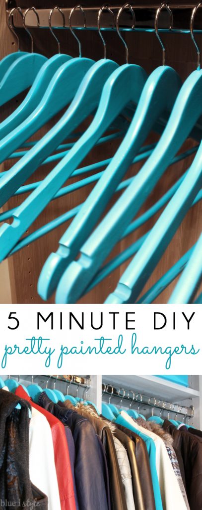 Pretty Painted Hangers