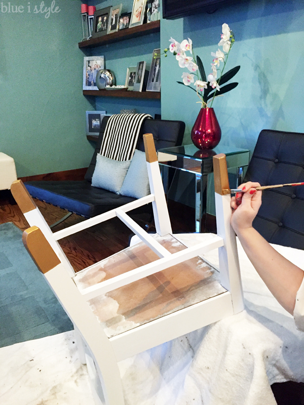 Paint Dipped Chair Legs
