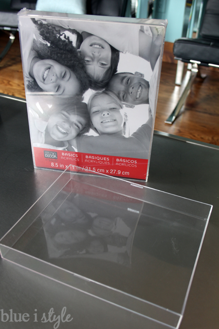 Picture Frame Becomes Acrylic Tray