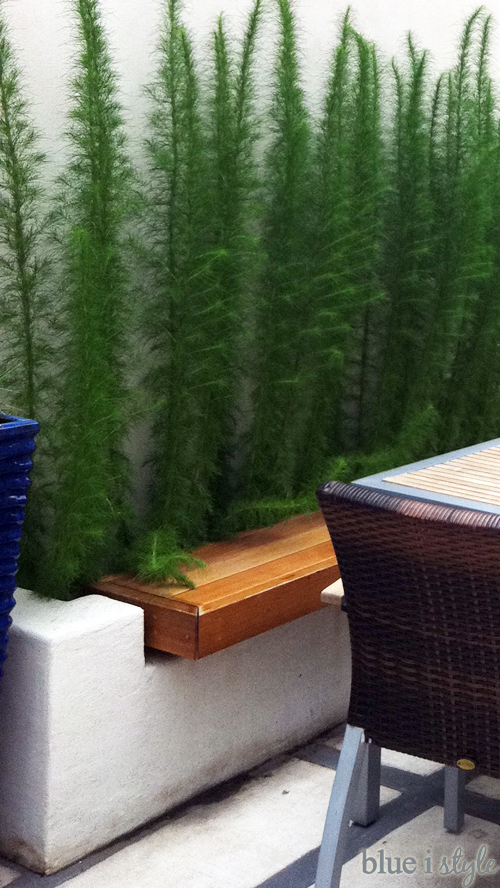 Backyard planter bench elegant feather