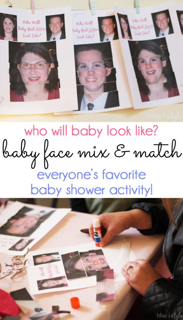 Baby Shower Mix and Match Baby Shower Game