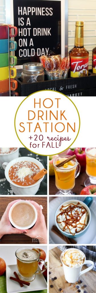 Hot Drink Station Fall Drink Recipes