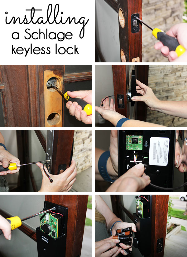 How to install a Schlage keyless lock