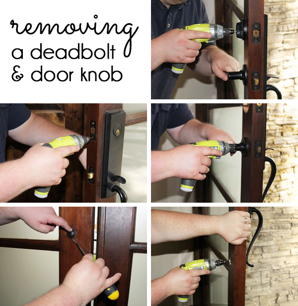 how to uninstall a deadbolt