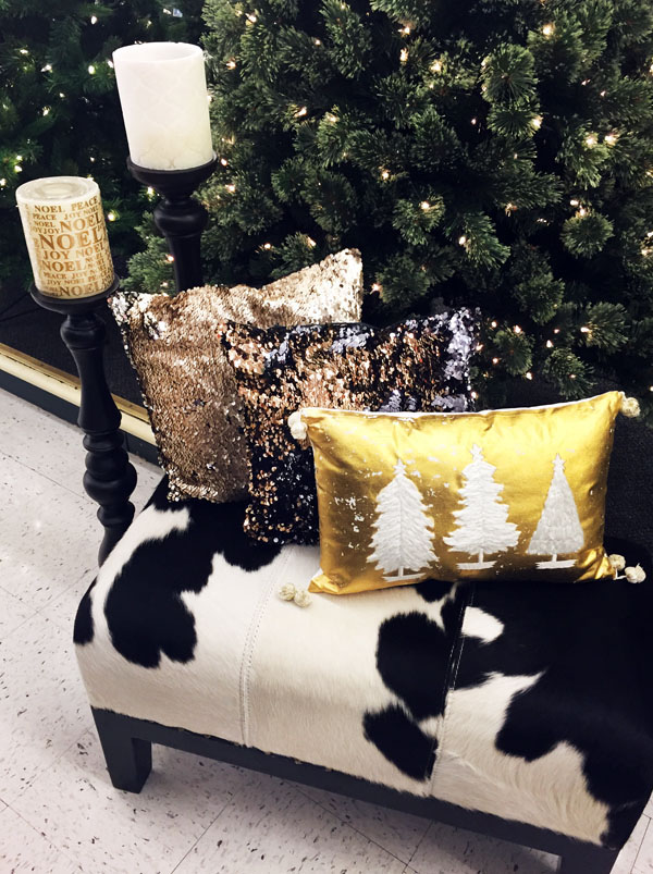 Modern Glam Holiday Pillows