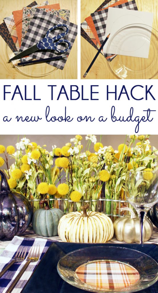 Five Minute Fall Table Hack
