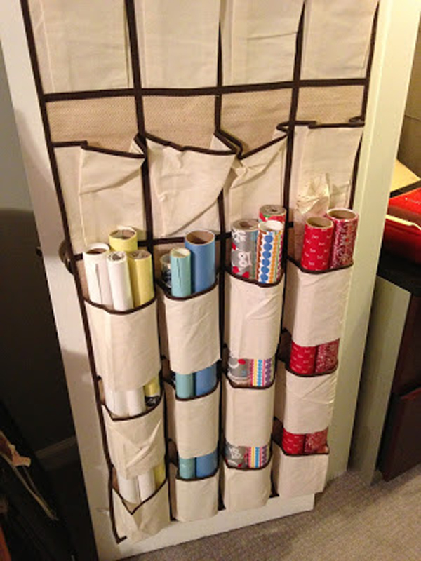 gift paper organizer