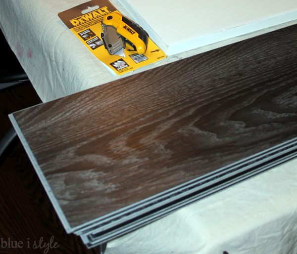 Diy Wood Plank Laundry Room Countertop