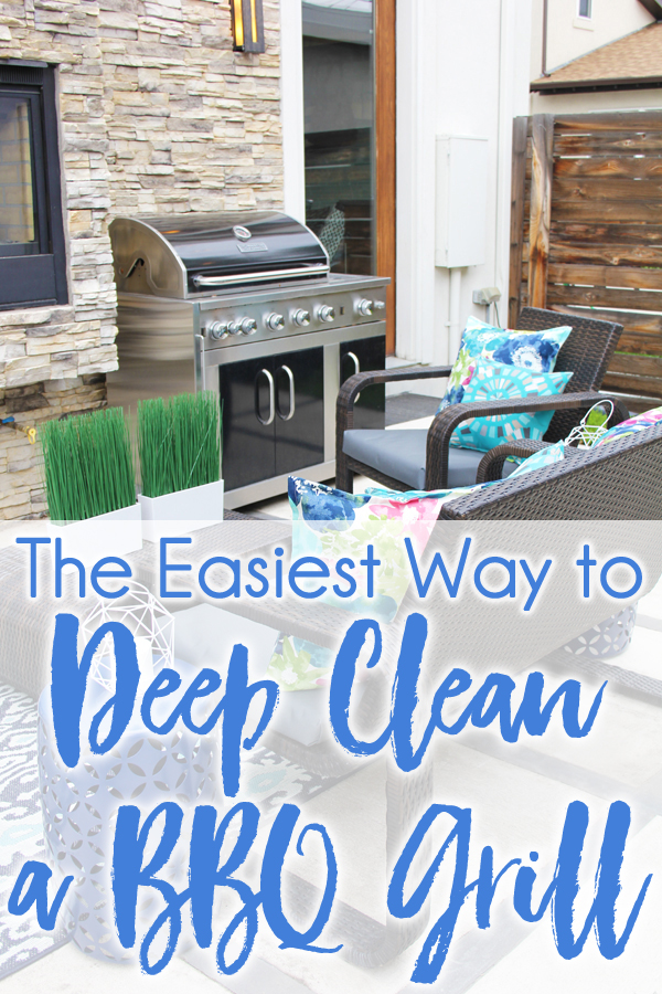 How to deep clean a BBQ grill quickly and easily without using any harsh chemicals.