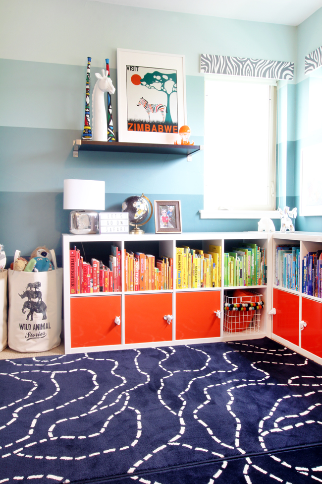 boys bookshelves
