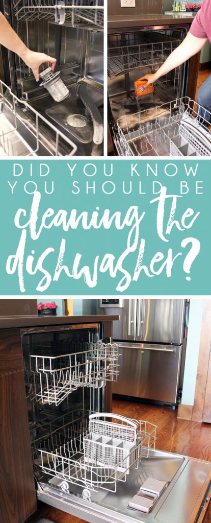 How to clean a dishwasher