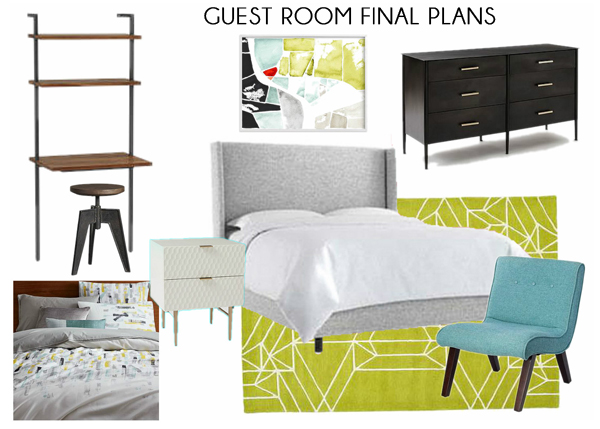 Comfortable Modern Guest Room Plans