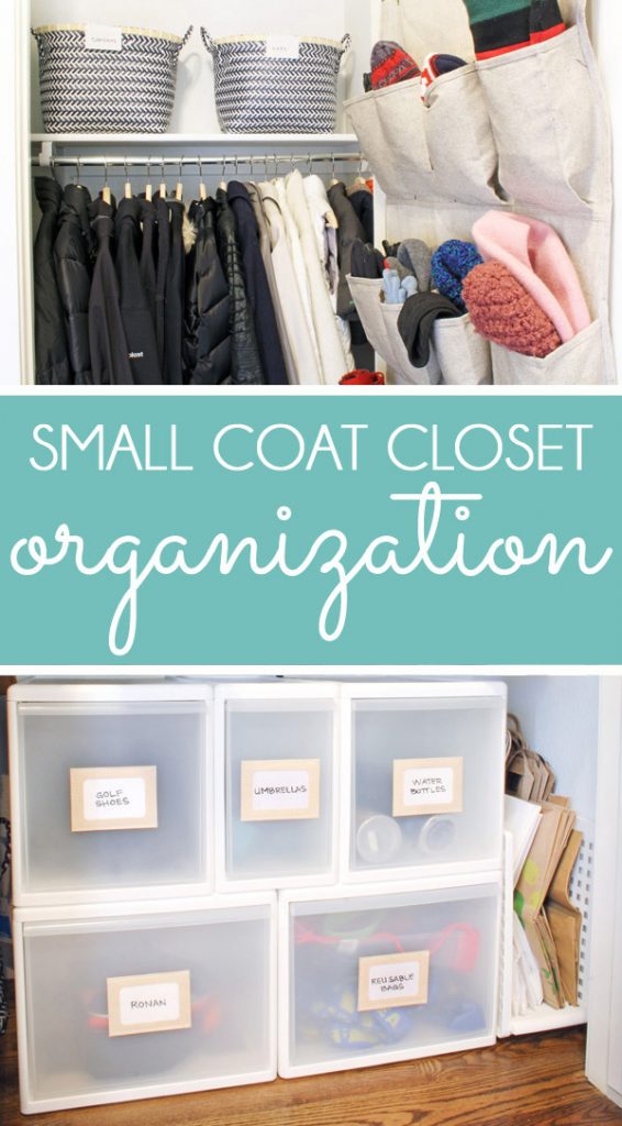 Coat Closet Storage - Small Coat Closet Organizing Ideas
