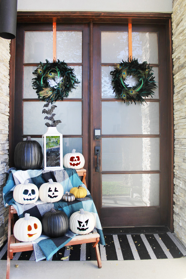 Front Porch Halloween Decorations