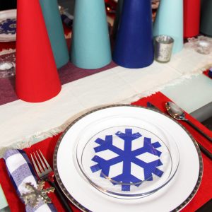 Snowflake Christmas Tablescape