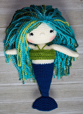 Green and Blue Mermaid