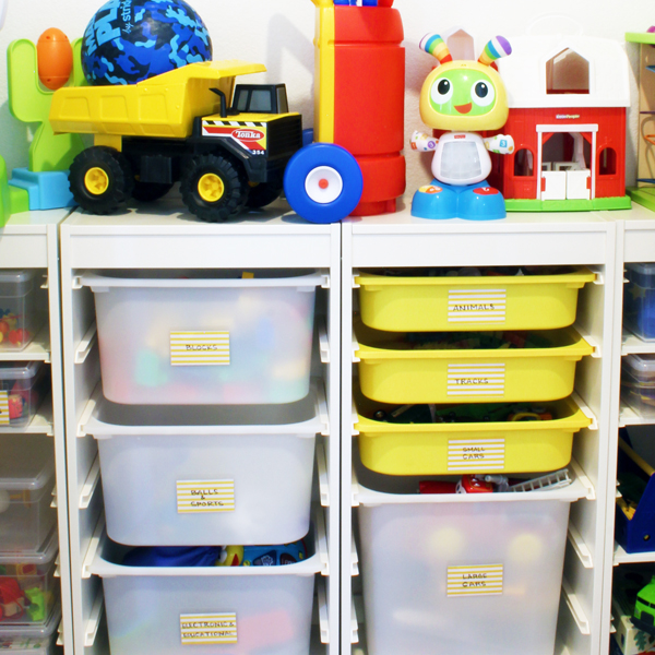 closet toy storage system