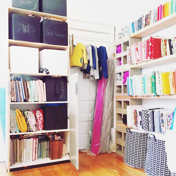 12 Ideas for Sewing Room Organization