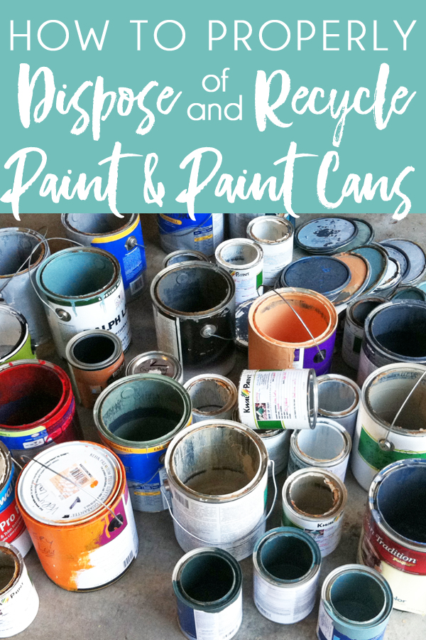 Ever wonder how to dispose of paint and how to dispose of and recycle paint cans? Whether you have old latex paint, oil-based paint, or spray paint cans that you need to dispose of, get answers to common questions like "can you throw away empty paint cans?" and "can you recycle paint?"