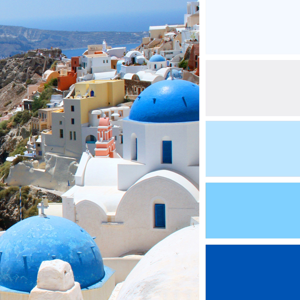 How to Choose a Color Scheme decorating with blue and white
