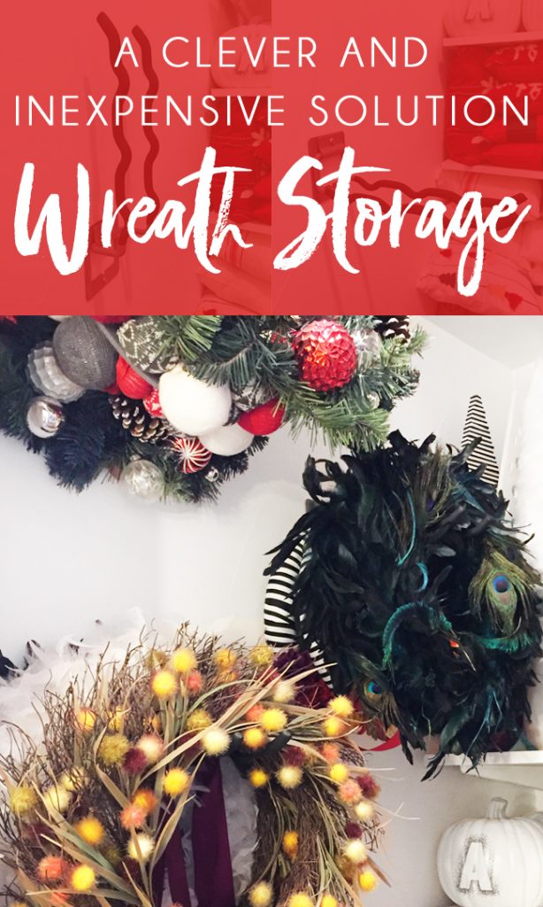 Sew Many Ways: Wreath Storage…Using a Coat Rack