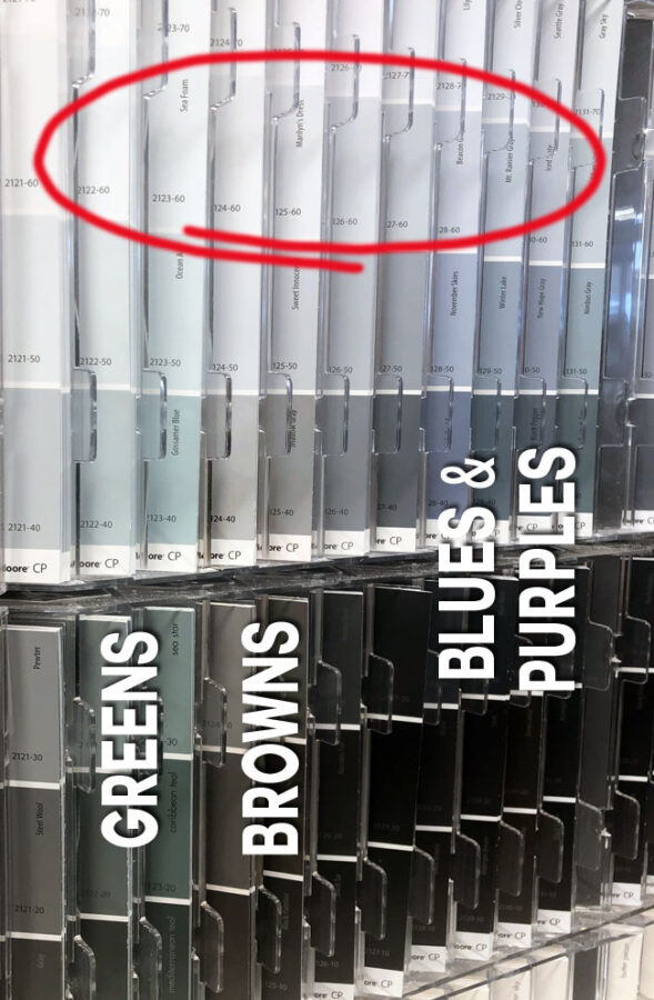 Choosing a Blue Gray Paint Color for Our Bedroom