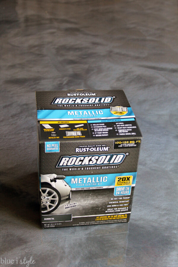 RockSolid Metallic Garage Floor Gunmetal