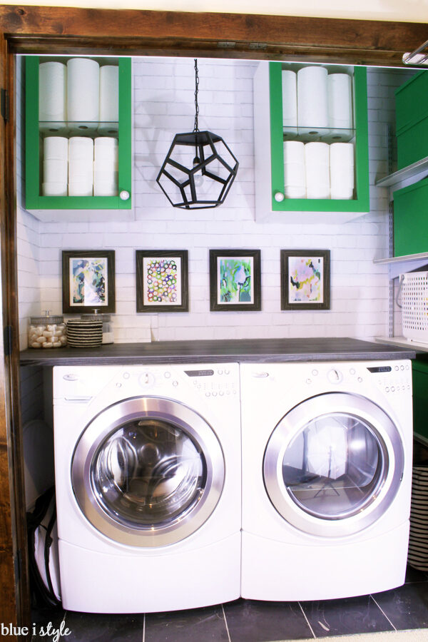 Laundry closet makeover