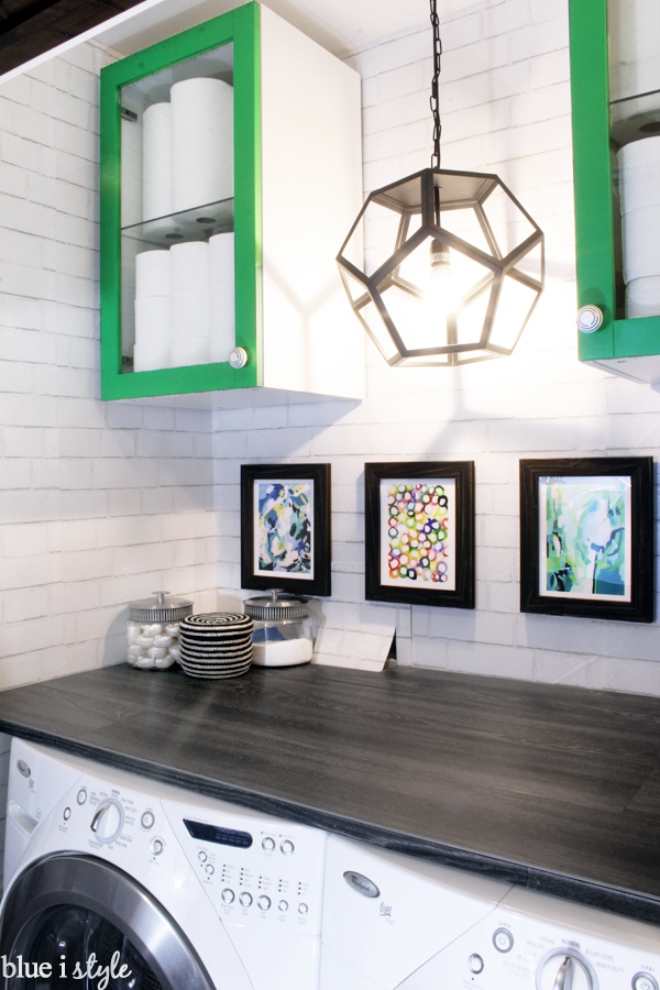 Laundry closet DIY counter top