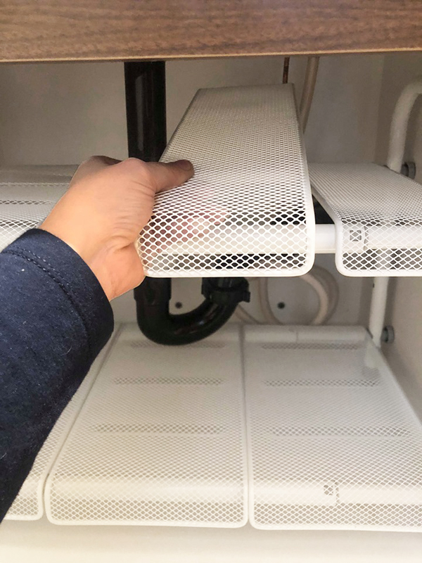 Under The Bathroom Sink Storage Hack