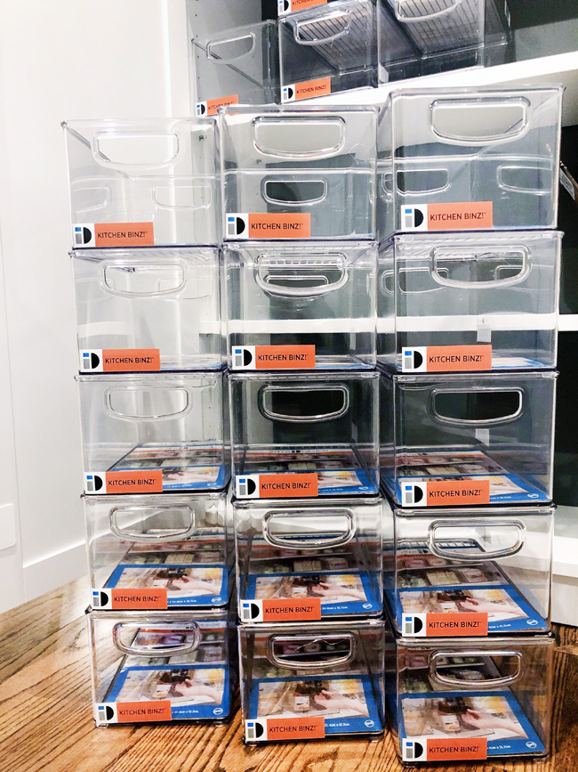 Stack of iDesign Kitchen Binz