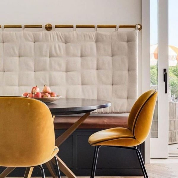 Banquette on sale back cushion